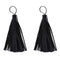 2x Korean Leather Car Handbag Purse Pendant Charm Tassel Keyring Gift Crafts