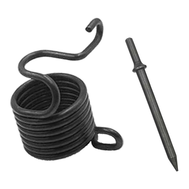 2pcs Pneumatic Parts Round Handle Pointed  Steel Spring Hex Shank