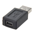 Black UA Male to Mini 5 pin (B5) Female Adapter Adaptor