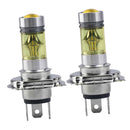 2X H4 100W High Power 4300K LED Fog Driving Bulbs Lamp DRL DC 12V Yellow