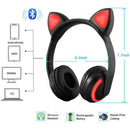 Headset Wireless Cat Ear Light Headphone for Phone Computer