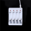 1Pcs Battery Charger AA And AAA 4Ports Battery Charger With USB Plug Z