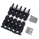 5Pairs x mc4 connector male and female mc4 solar panel connector for pv cable!E