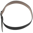Simple Men Casual Waistband PU Leather Belt Smooth Buckle Belt, Black C3B1
