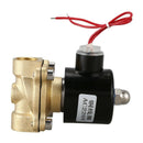 DN15 1/2 Inch AC220V Brass Electric Solenoid Valve with Two-Way Two-Positio