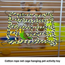 Parrot Climbing Net Bird Swing Rope Ladder Hanging Chewing Toys for Hamster