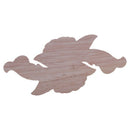 1X Rubber Wood Carved Corner Craft Onlay Applique Furniture Door Home Decor L6T7