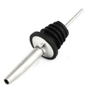 5 Pcs Chrome Tapered Freeflow Bottle Liquor Spirit Oil Cocktail Pourers