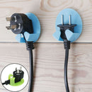 2Pcs Practical gum hooks plug hooks for household usage colors ran JR