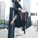 Roll Cover Color Shoulder Bag Men'S Bag Leisure Travel Bag Oxford Cloth Bag