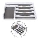 Non-slip Kitchen Drawer Cutlery Tray Insert Tidy Drawer Organiser Box Home RV