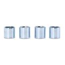 4pcs Sliver Axis Sleeve Speed Kit Bearing Spacer Inline Skate Axle Bushing FT