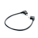 Left Angle 90 Degree Micro USB Male to Male Cable Converter OTG Adapter Cord%ã€Š
