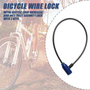 Metal Bicycle Lock Universal MTB Road Bike Anti Theft Security Lock (Black)
