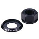 1pc Drum Hub Nuts M10 Fixed Gear MTB Road Folding Bike Screw Bolt (Black)