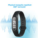 Q2 Ultrasonic Mosquito Repellent Watch Anti Pest Bug Drive Bracelet (Black)