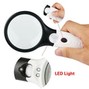 3 LED Light 45X Handheld Magnifier Reading Magnifying Glass Lens Jewelry Lo S7E9