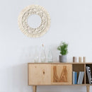 Wall-Mounted Mirror Lace Fringe 2 Sets Of Small Round Decorative Boho Mirro W9T2