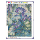 Dragonfly Lotus Flower 5D DIY Full Drill Diamond Painting Embroidery Decor