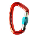 Multifunctional Outdoor Sports Carabiner Buckle Screw Locking D Shape Carabiner
