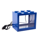 Mini USB LED Lighting Clear Fish Tank Ornament Aquarium Office Desktop Deco