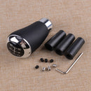 1Set Black Replce Manual 5 Speed Car Gear Stick Shift Knob Lever Handle Shifter