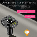 Bluetooth Car Wireless Adapter FM Transmitter MP3 Radio x1 Charger 2 Car S6Q3