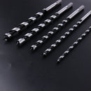 5PCS 230mm Extra Long Brad Point Wood Drill Bit Set Steel Woodworking Tool
