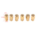 6pcs M5 Thread Carburetor Main Jet Kit 340 350 360 370 380 390 Size for Keihin