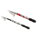 1.0m Collapsible Fishing Rod Freshwater Saltwater Telescopic Spinning Pole Tool