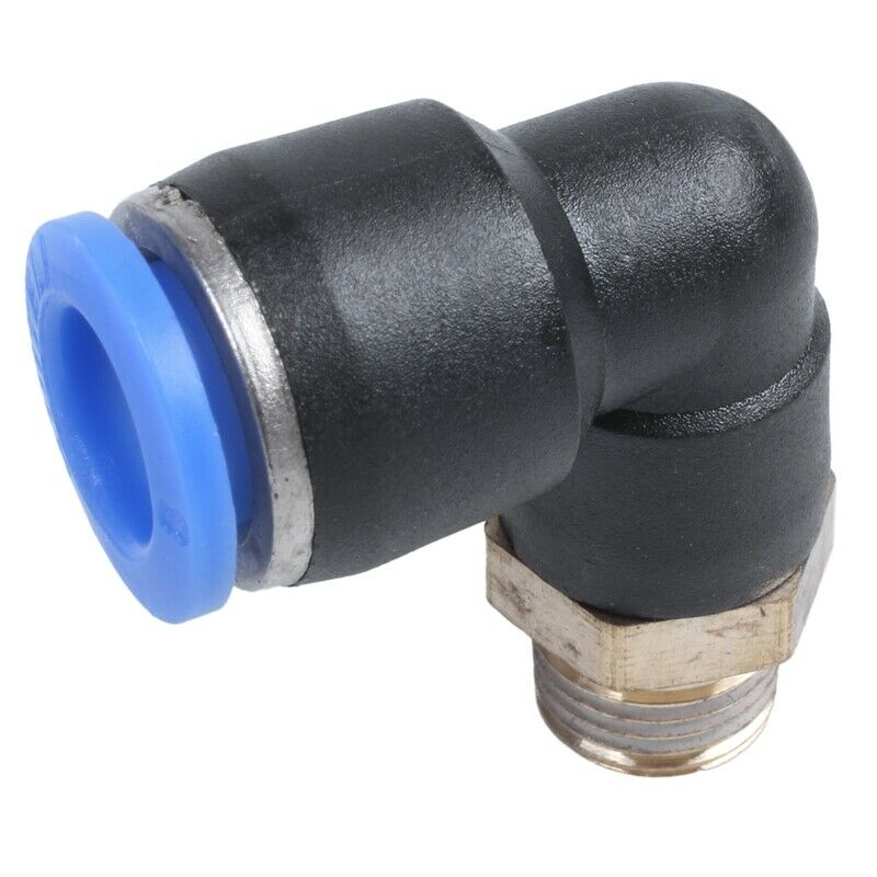 20 Pcs Quick Connectors Pneumatic Fittings 8mm x 1/8" PT Male Thread D5C9
