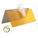 Car Sun Visor Anti--Glare Blocker UV Fold Flip Down HD Clear View Sunshade Cool