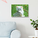 5D DIY Diamond Painting Cat Basket Full Round Drill Embroidery Home Decor
