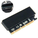 Led Interface M.2 NVMe SSD NGFF To PCIE 3.0 X16 Computer Expansion Card Adapter