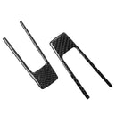 For Ford Mustang 2009-2013 Carbon Fiber Steering Wheel Button Frame Trim Cover