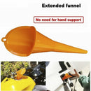 Motorcycle Car Long Mouth Funnel Plastic Refueling Oil Liquid Spout FillingS Hn