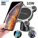 Universal Wireless Car Charger Magnetic Mobile Phone Holder Qi Fast Charge Pad