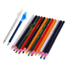 14Pcs Peel Off Chinagraph Grease Wax Pencil for Metal Glass Fabric Crayon