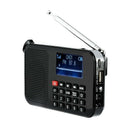 Solar Portable FM Pocket Radio Speaker Music Player with Flashlight,Sleep T P4U7