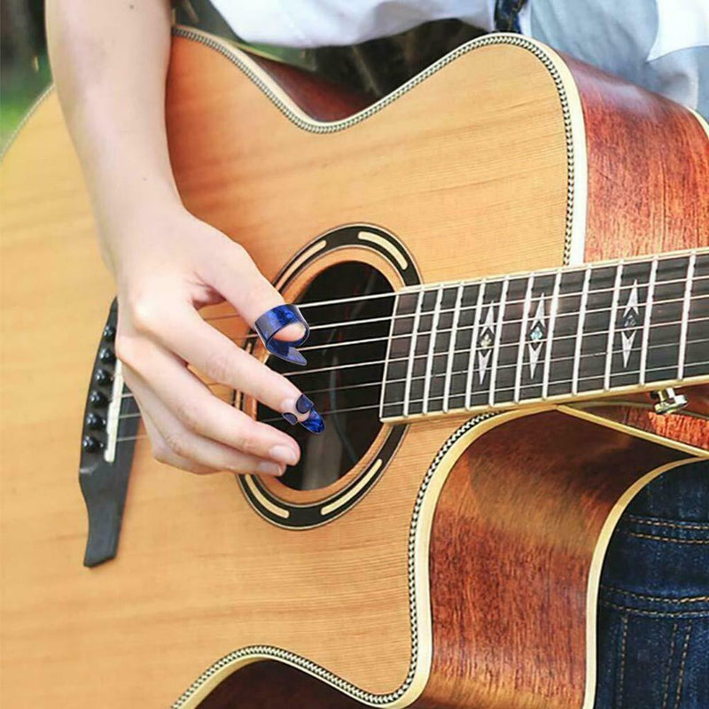 Finger Thumb Picks, Guitar Finger Protectors, Picks, Gift Set Kit useful for