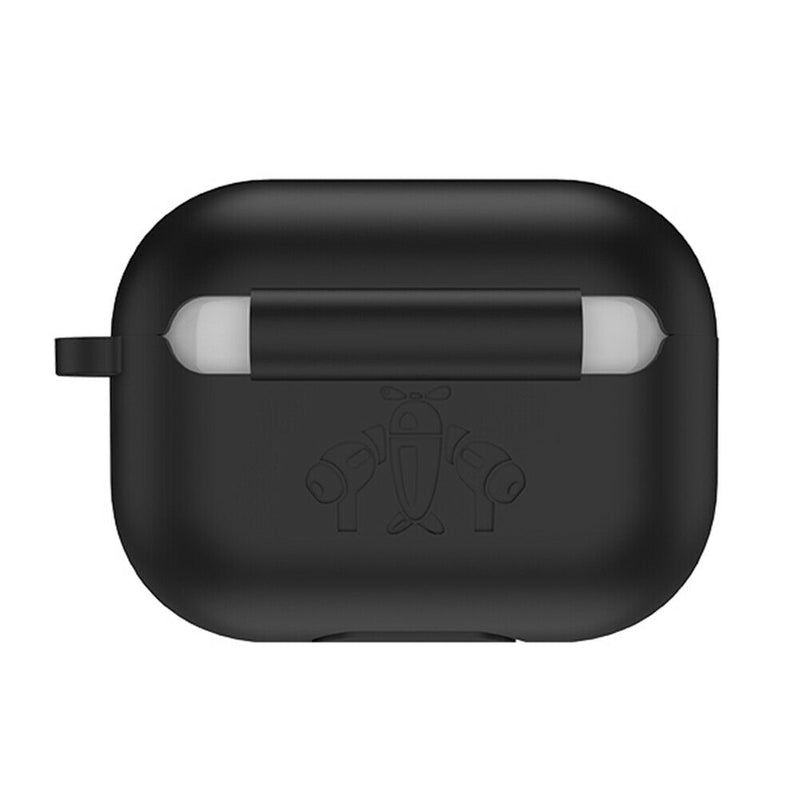 Headset Shell Silicone Anti-drop Charging Case Protective Cover with Carabiner