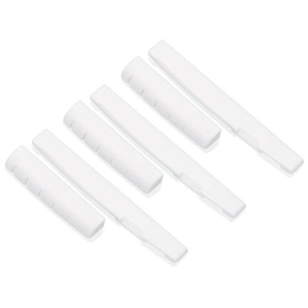 3 Set (6Pcs) Guitar Nut And Acoustic Bridge Saddle Made Of Bone For 6 Strin