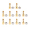 10X Earphone MMCX Female Crimp Connector Socket & Screw  Straight Copper