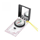 Mapping Ruler and Mirror Set Outdoor Survival Camping Favor Tool Hiking Com M8F2