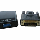 Pro DVI-D 24+1 Pin Male to VGA 15 Pin Female Cable Adapter Converter Connec