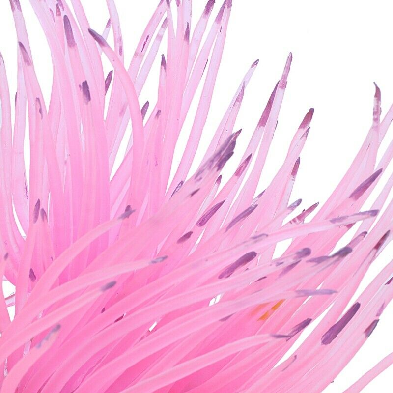 Fish Tank Aquarium Decor Coral Flower Design Underwater Plant Pink L3D2