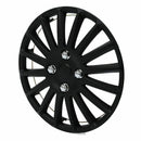 1 pcs 15 inch Car Wheel Trim Hub Cap Plastic Cover Universal Matte Black