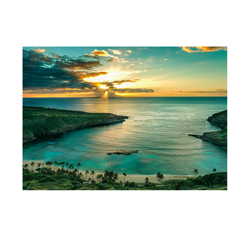 Aquarium Background Sunset Poster   Tank Wallpaper Ornament 122x46cm