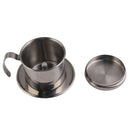 Stainless Steel Metal Vietnamese Coffee Drip Cup Filter Maker Strainer