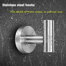 Bathroom Towel Hooks, Coat/Robe Clothes Hooks, SUS 304 Stainless Steel Wall
